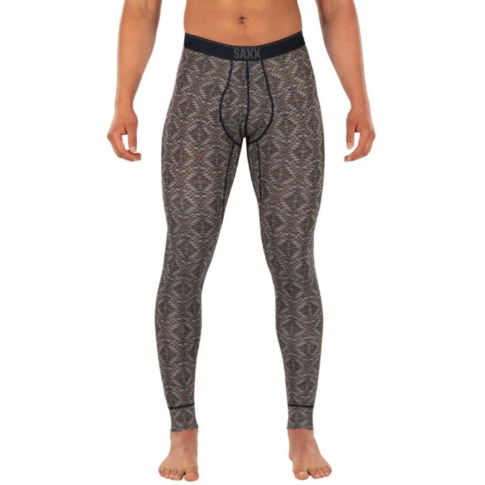 Saxx Quest Baselayer Dark Ink Mesa Geo